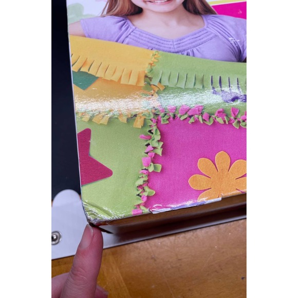 New Beginner Quilt Making Kit Multicolor 59” X 39” Quilt Made By Me Fleece Fabri - Picture 3 of 3